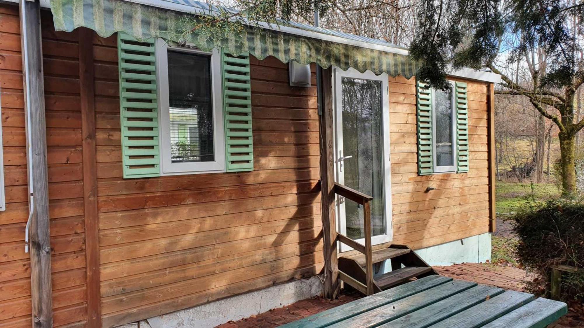 Camping L'Enclave Mobil-Home Estavar 외부 사진