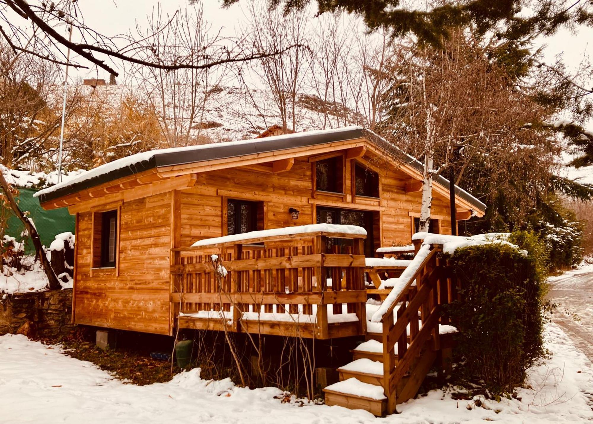 Camping L'Enclave Mobil-Home Estavar 외부 사진